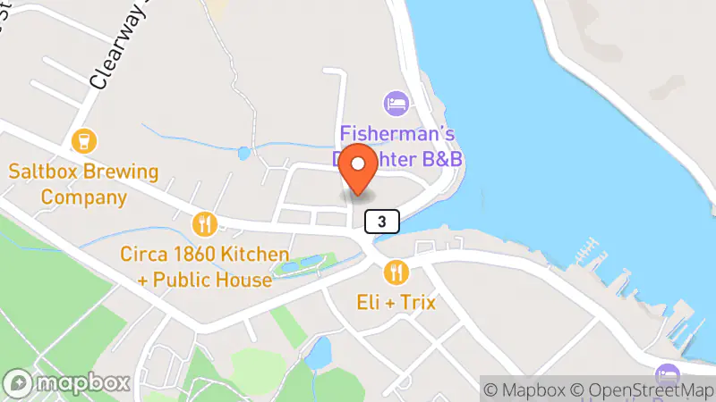 Map showing location of Pearl’s Vintage