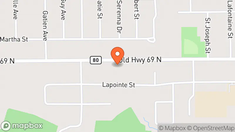 Map showing location of Penny Thrifting