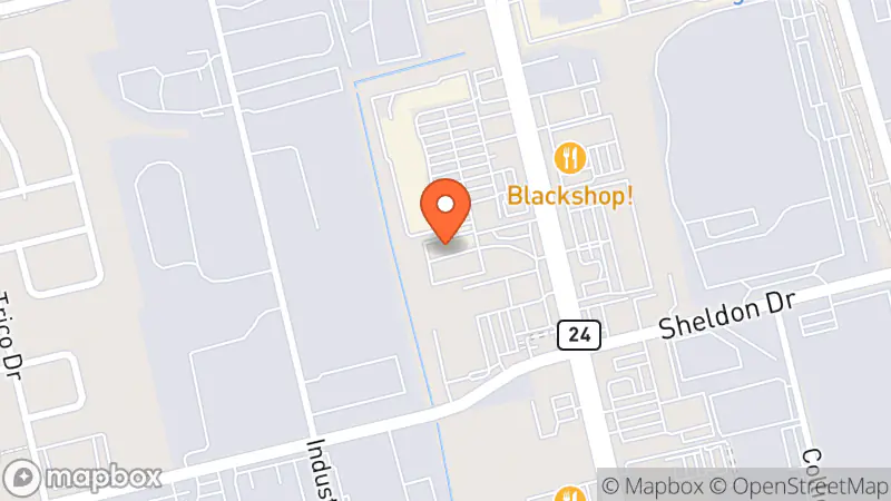 Map showing location of Plato's Closet Cambridge, ON