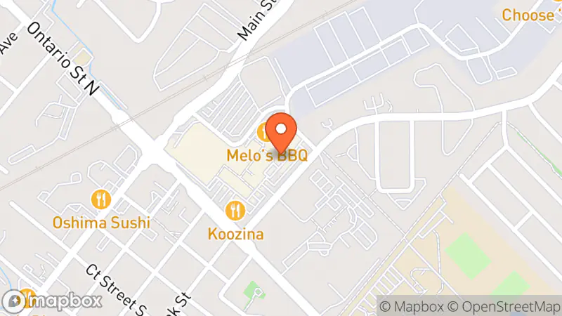 Map showing location of Plato's Closet