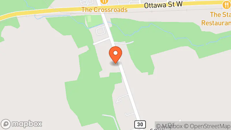 Map showing location of Prosser's This N That