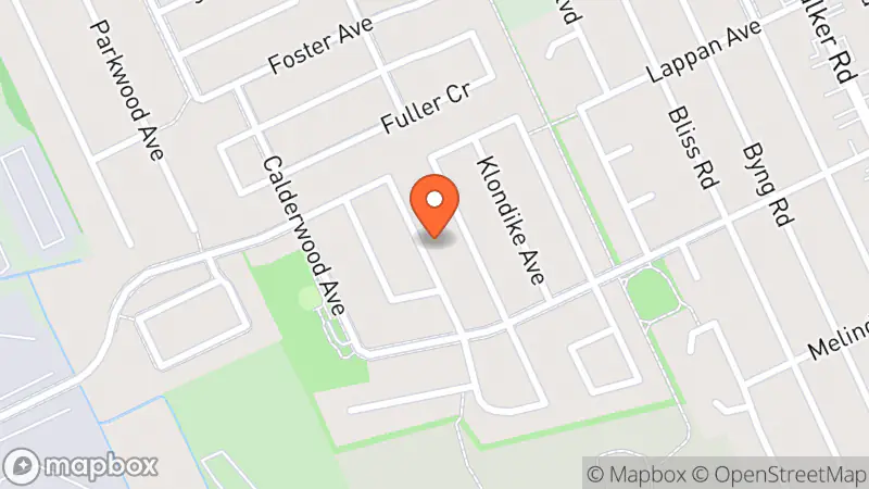 Map showing location of Purrfectly Curated