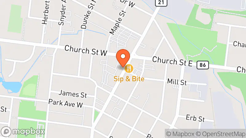 Map showing location of Quality Discounts