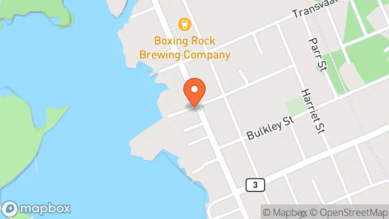 Map showing location of Queens and Kings and Other Things