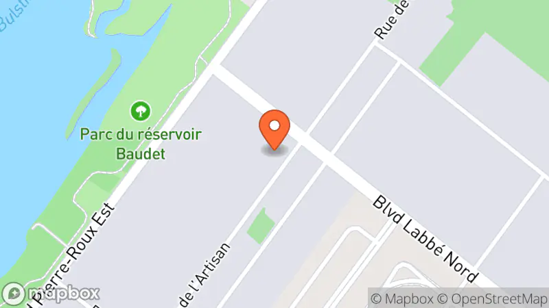 Map showing location of R-usé: Meubles et décorations revalorisés