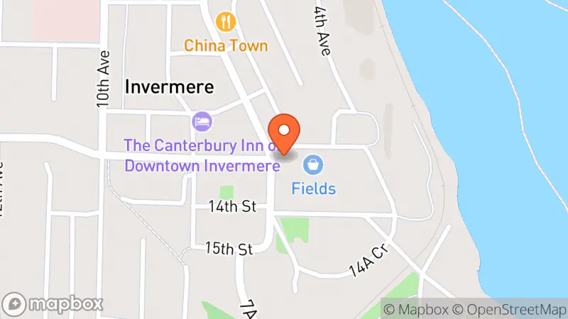 Map showing location of Re-Fresh Family Consignment