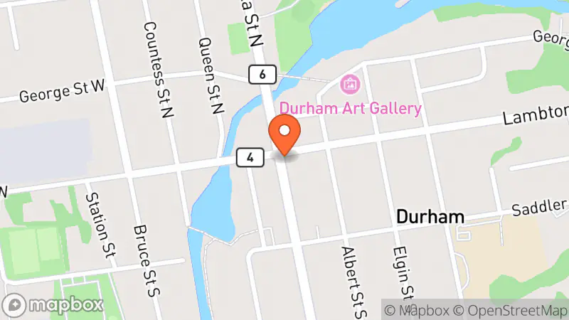 Map showing location of Re-Threads