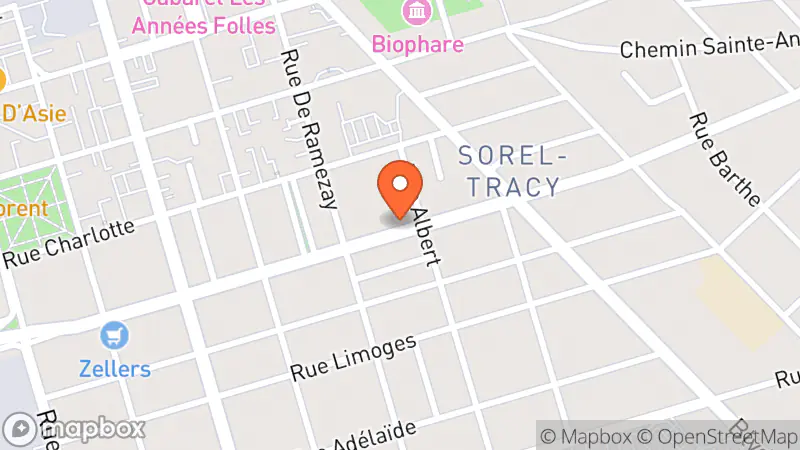 Map showing location of Recyclo-Centre