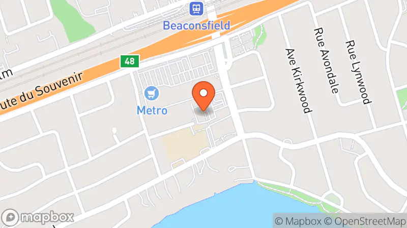 Map showing location of Renaissance Don Beaconsfield