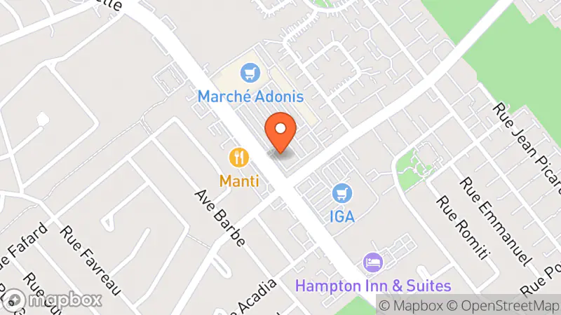 Map showing location of Renaissance Don Place Carnaval