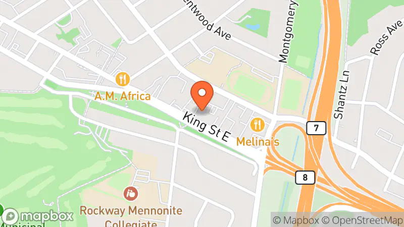 Map showing location of Retail Therapy KW Thrift