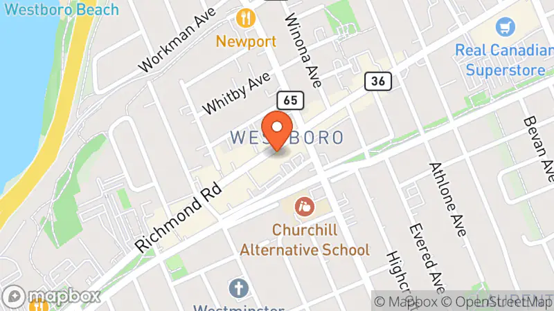 Map showing location of Rikochet Resale