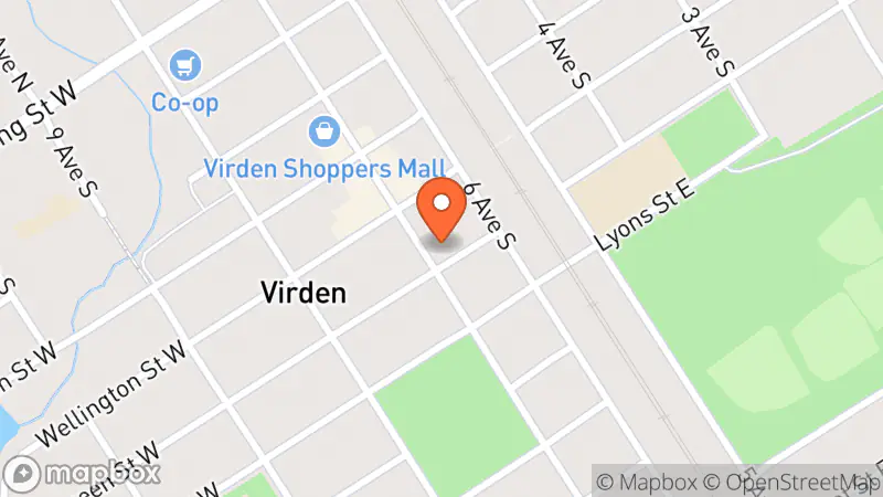 Map showing location of Rosa Second Time Around Thrift Store