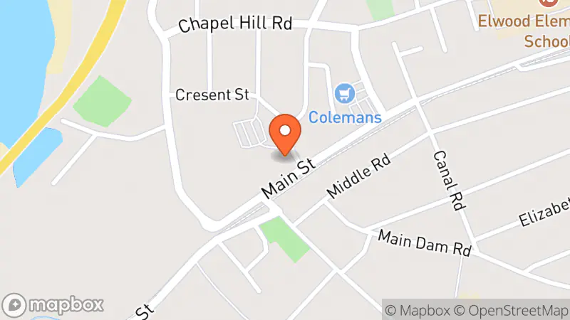 Map showing location of Salvation Army Family Service Center