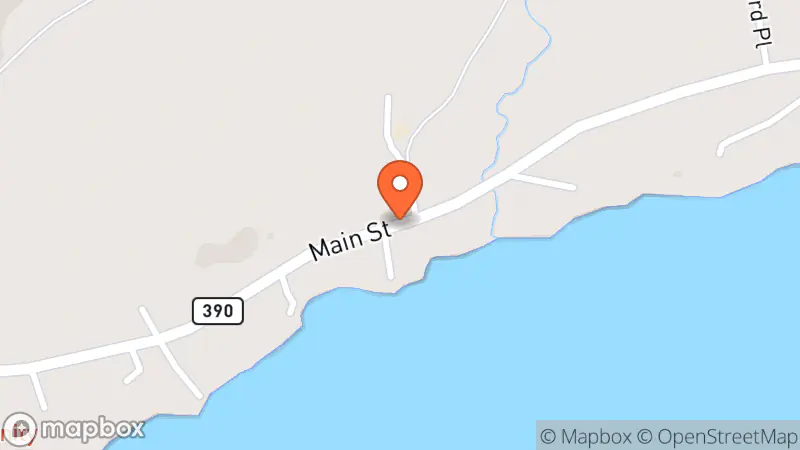 Map showing location of Salvation Army Thrift Store
