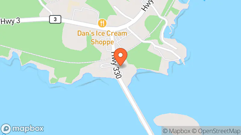 Map showing location of Salvation Army Thrift
