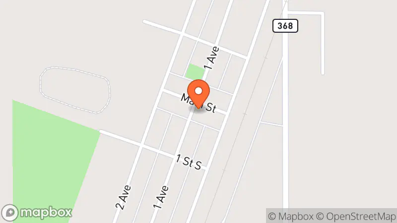 Map showing location of Scout & Magpie Community Thrift