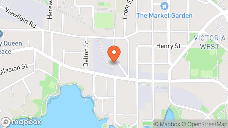 Map showing location of Second Hand Hope