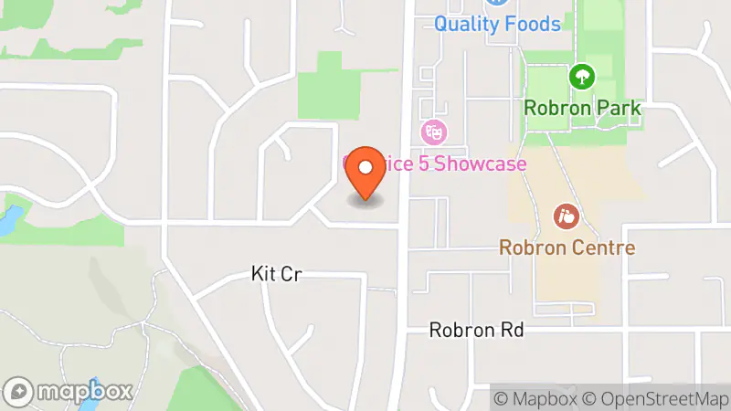 Map showing location of Second To None Hospice Thrift Store