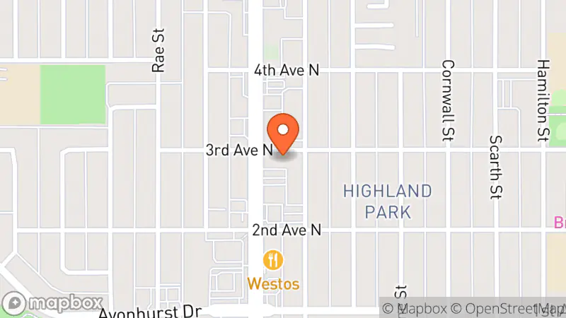 Map showing location of Secondhand Wonderland