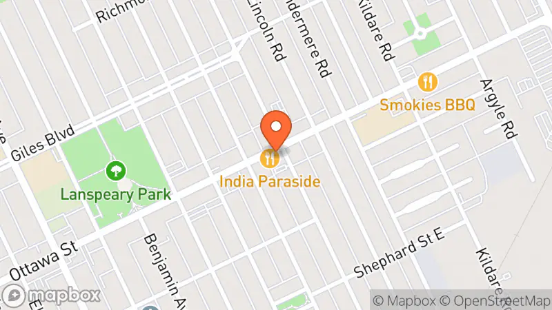 Map showing location of Siblings Consignment Shop