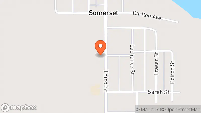 Map showing location of Somerset Villa Thrift Shop