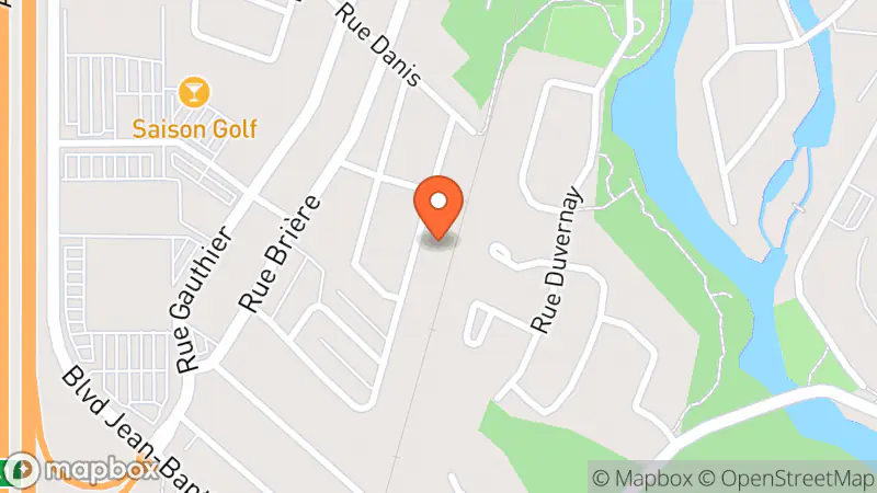 Map showing location of Source de vie