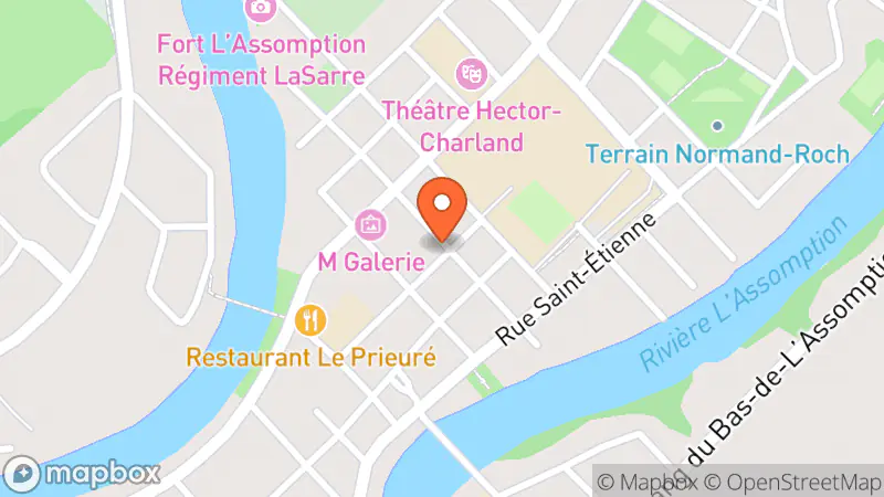 Map showing location of St Vincent De Paul Society