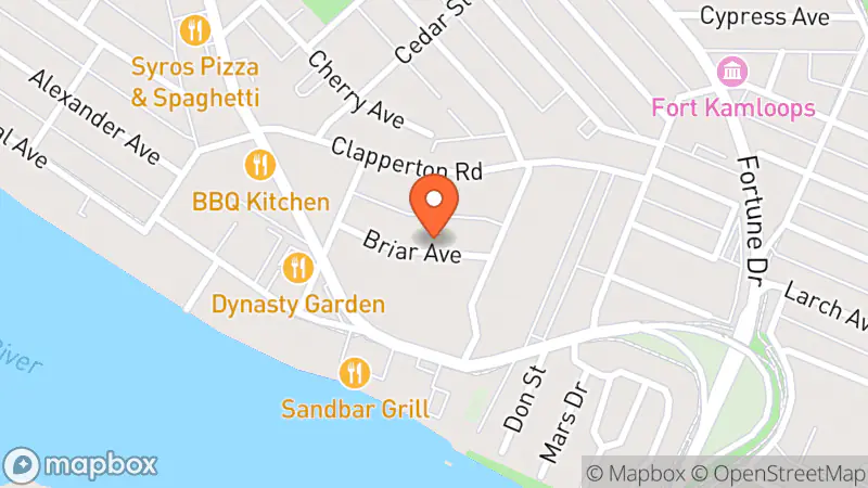 Map showing location of St. Vincent De Paul Society