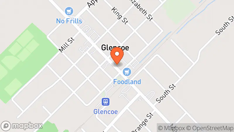 Map showing location of St Vincent De Paul Store
