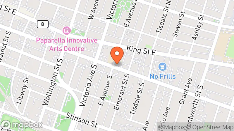Map showing location of Steel City Buy and Sell