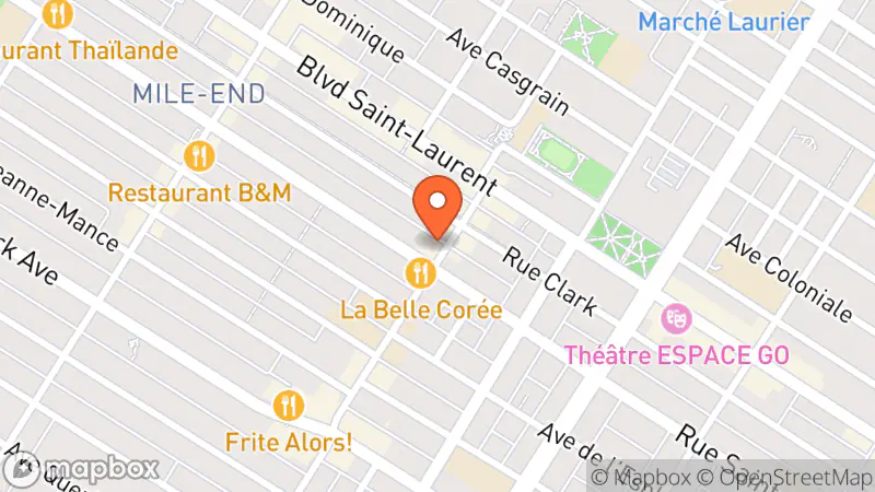 Map showing location of Style look good is now Boutique Thrifterie