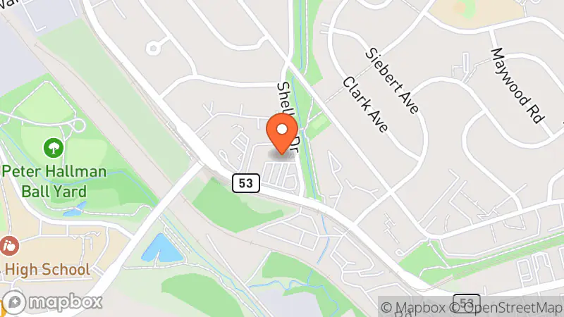 Map showing location of Talize Thrift Store