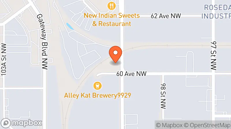 Map showing location of The Clearance Store