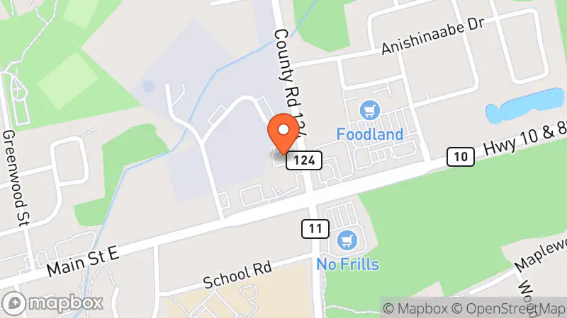 Map showing location of The Closet, Consignment Store