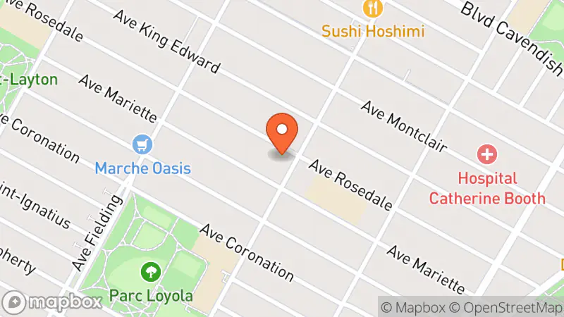 Map showing location of The Clothes Line