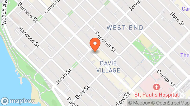 Map showing location of The Only on Davie