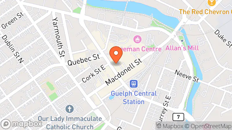 Map showing location of The Patch