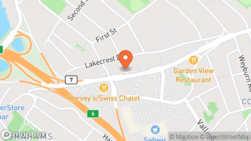 Map showing location of The Salvation Army Thrift Store