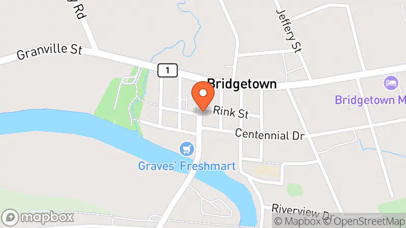 Map showing location of The Salvation Army Thrift Store Bridgetown