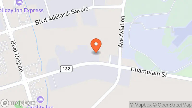 Map showing location of The Salvation Army Thrift Store Donor Welcome Centre