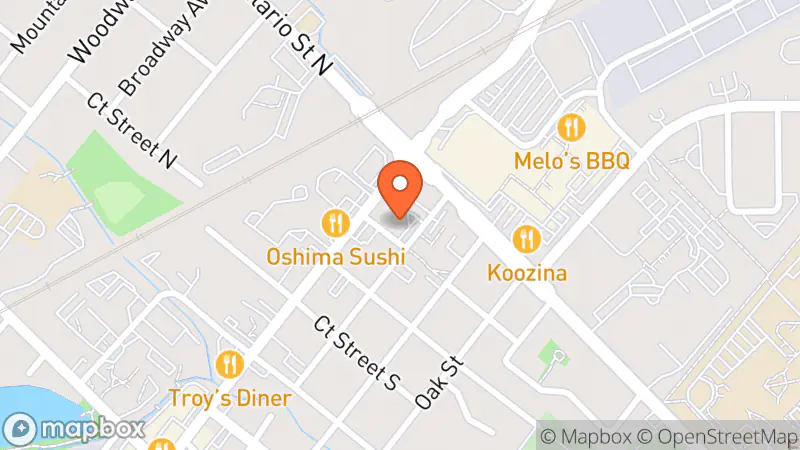 Map showing location of The Salvation Army Thrift Store