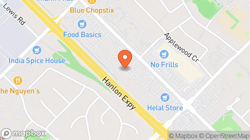 Map showing location of The Salvation Army Thrift Store