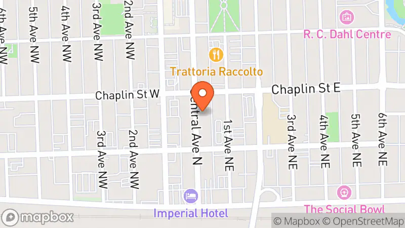 Map showing location of The Salvation Army Thrift Store