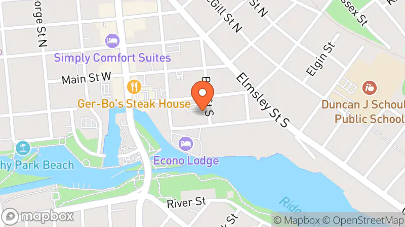 Map showing location of The Score