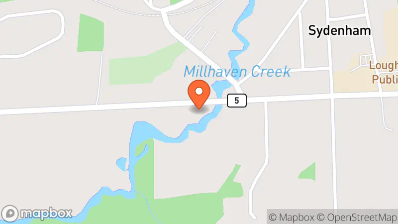 Map showing location of Thrift Addicts Bargain Barn Inc.