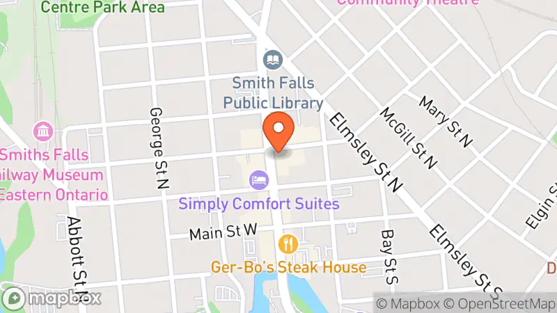 Map showing location of Thrift on Beckwith