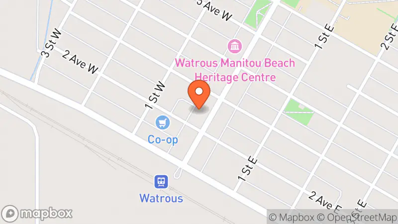 Map showing location of Thrift on Main