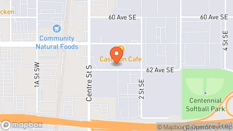 Map showing location of THRIFTOPIA