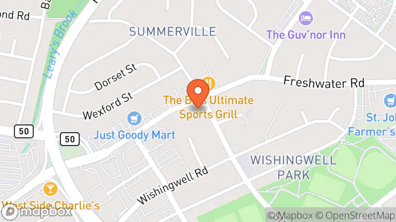 Map showing location of Traders Exchange